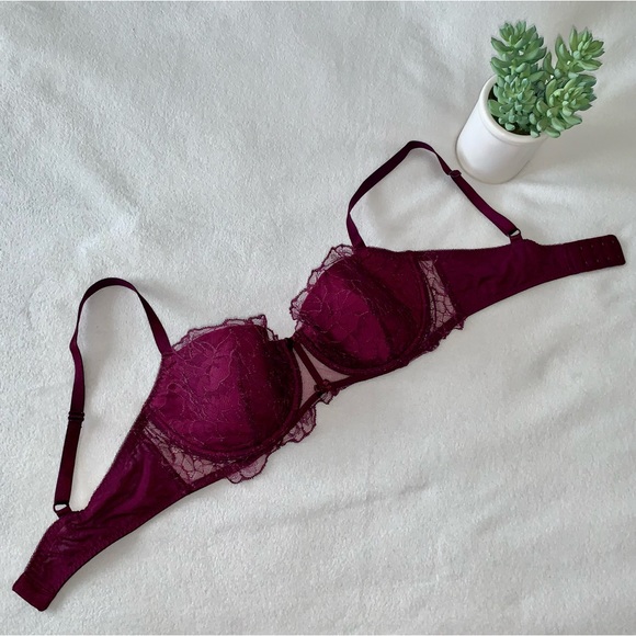 VS Lace Balconet Bra, Lightly Lined, size 36D, EUC (washed 1x but not worn) - Picture 5 of 12